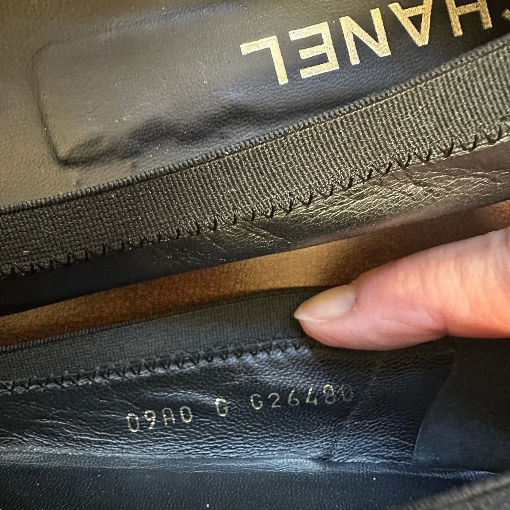 Chanel black ballet flats - Picture 6 of 11